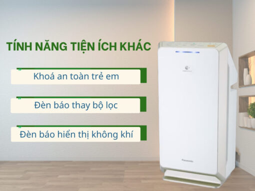 máy lọc không khí panasonic f-pxv55a (4) Tính năng tiện ích khác