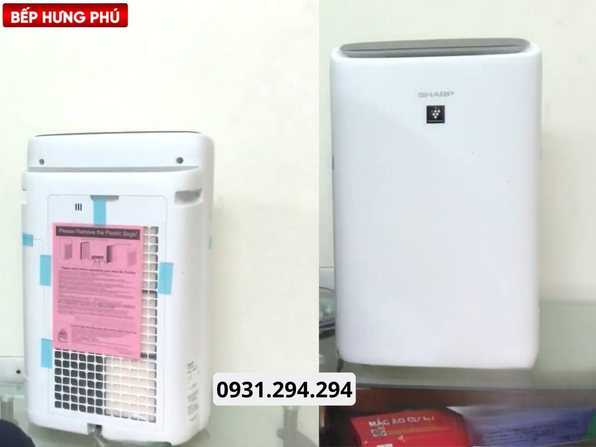 máy lọc không khí và tạo ẩm sharp ki-n50v-w