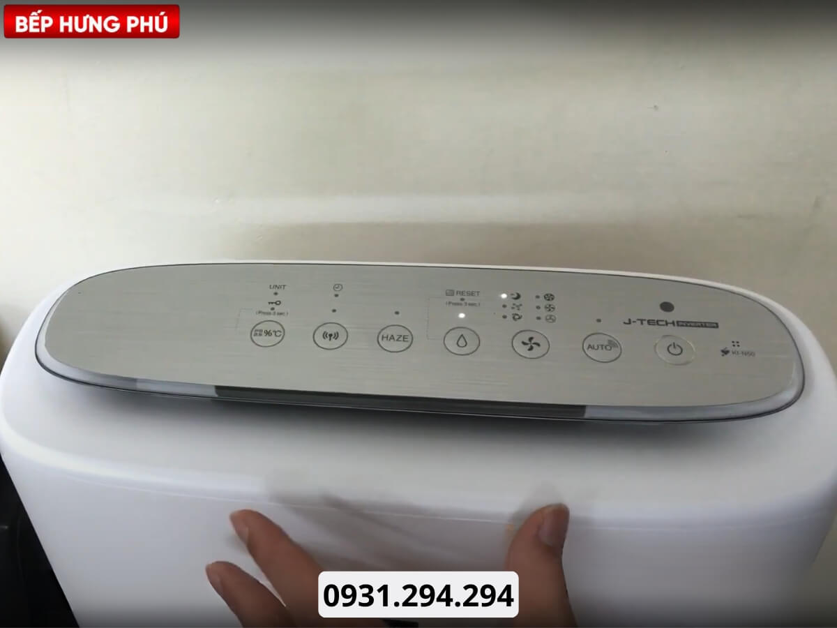 máy lọc không khí và tạo ẩm sharp ki-n50v-w