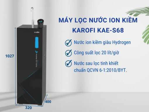 máy lọc nước ion kiềm karofi kae-s68