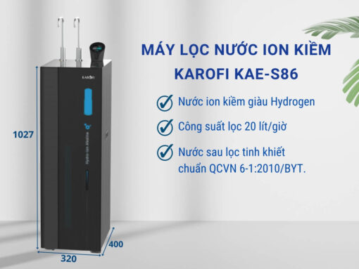 máy lọc nước ion kiềm karofi kae-s86