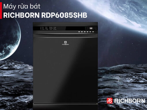 Máy rửa chén Richborn RDP6085SHB thiết kế độc lập sang trọng