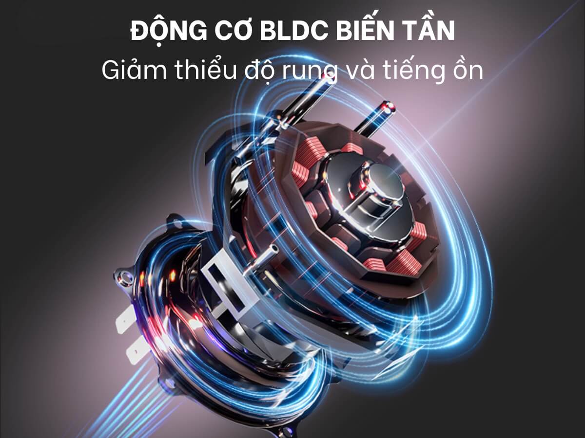 Vận hành êm ái, tiết kiệm năng lượng