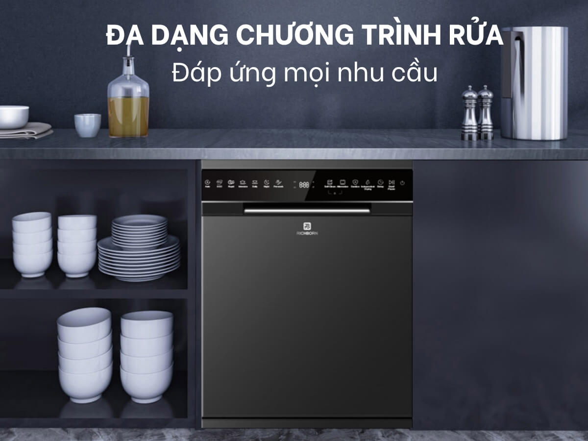 Đa dạng chương trình rửa đáp ứng mọi nhu cầu