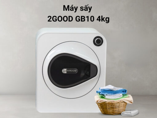 Máy sấy 2GOOD GB10 thiết kế cửa trước hiện đại, khối lượng sấy 4kg