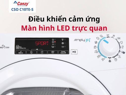 Điều khiển núm vặn kết hợp cảm ứng, màn hình LED