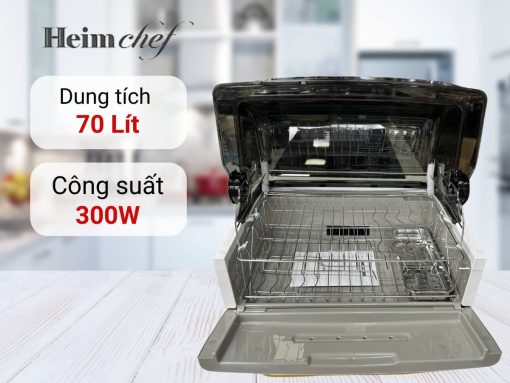 máy sấy chén bát heim chef htd-uv3000