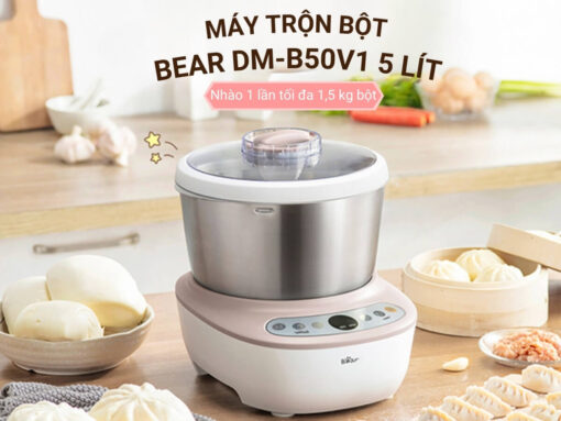 máy trộn bột bear dm-b50v1 5l Máy trộn bột Bear DM-B50V1 5L đa chức năng