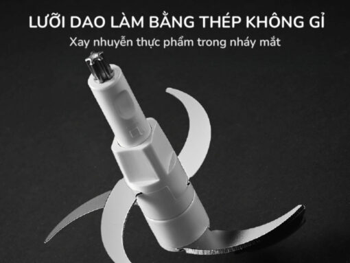 máy xay thịt bear sb-ma02l (3) Lưỡi dao inox 304 cao cấp