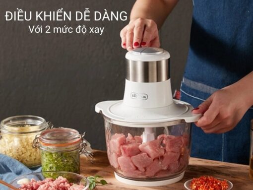 máy xay thịt bear sb-ma02l (4) Điều khiển dễ dàng