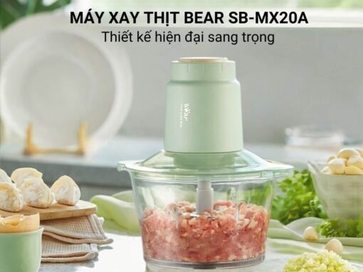Máy xay thịt Bear SB-MX20A 1.8L thiết kế hiện đại
