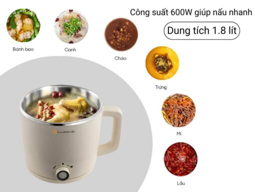 nồi điện đa năng lumias lm-pm600 (steam)