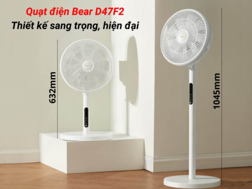 Quạt cây Bear D47F2 thiết kế hiện đại, sang trọng