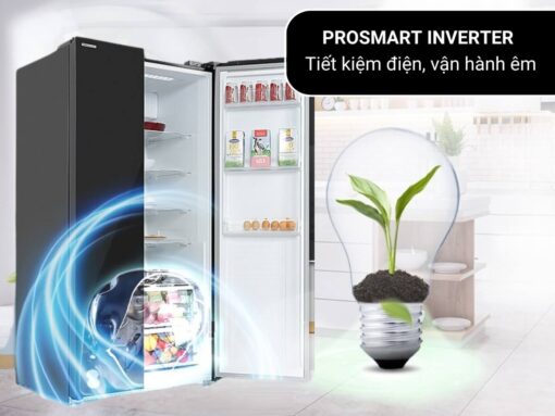 tủ lạnh beko gno62251gbvn inverter 622l (4) Công nghệ Prosmart Inverter tiết kiệm điện, vận hành êm