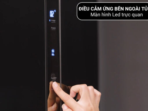 tủ lạnh beko gno62251gbvn inverter 622l (5) Điều khiển cảm ứng bên ngoài cửa tủ