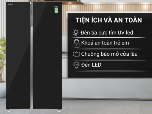 tủ lạnh beko gno62251gbvn inverter 622l (6) Tính năng tiện ích và an toàn