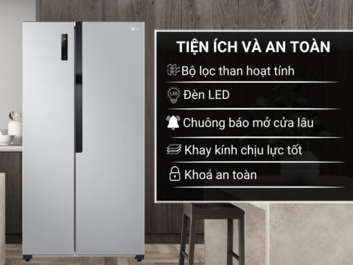tủ lạnh lg gr-b256jds inverter 519l