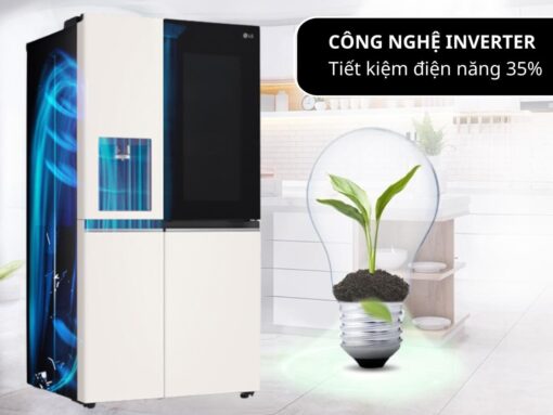 tủ lạnh lg gr-x257bg inverter 635l (2) Hệ thống làm lạnh đa chiều làm lạnh đồng đều, hiệu quả