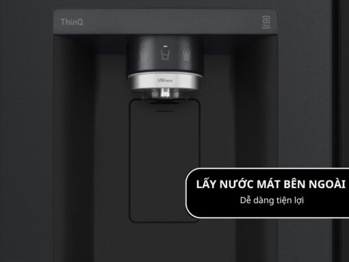 Làm đá tự động và lấy nước mát bên ngoài tiện lợi