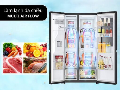 Hệ thống làm lạnh đa chiều làm lạnh đồng đều, hiệu quả