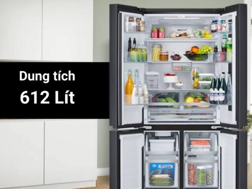 tủ lạnh lg lfd61blgai inverter 612l