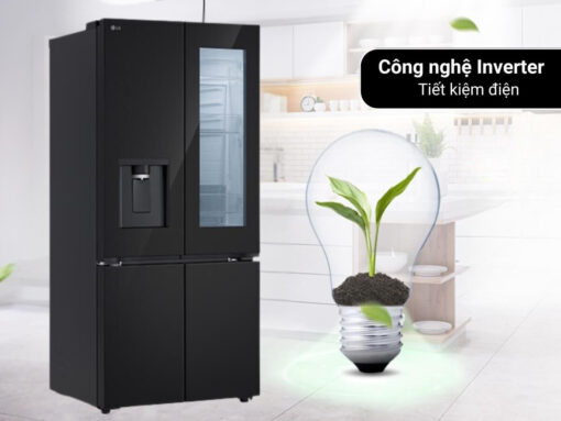 tủ lạnh lg lfd61blgai inverter 612l