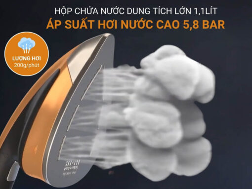 bàn là cây hơi nước tefal ixeo power qt2020