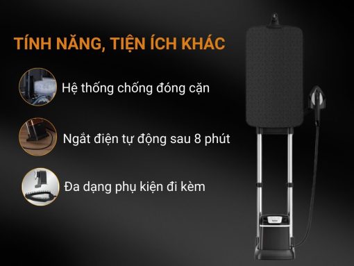 bàn ủi hơi nước đứng tefal ixeo plus qt1510e0