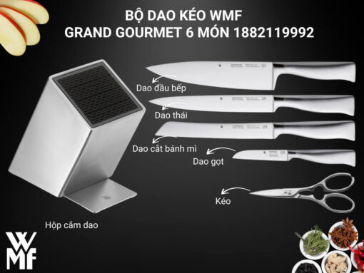 Bộ dao kéo WMF Grand Gourmet 6 món 1882119992