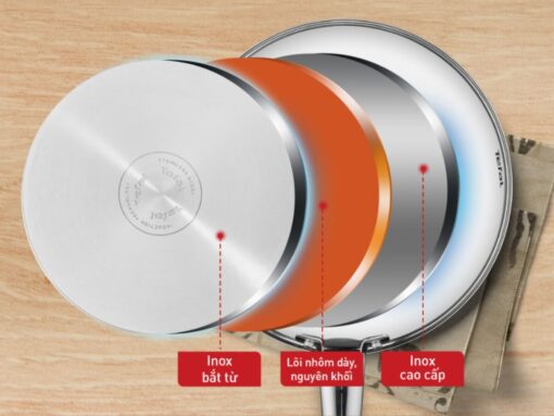 bộ nồi inox tefal cook eat b922s784 4 món