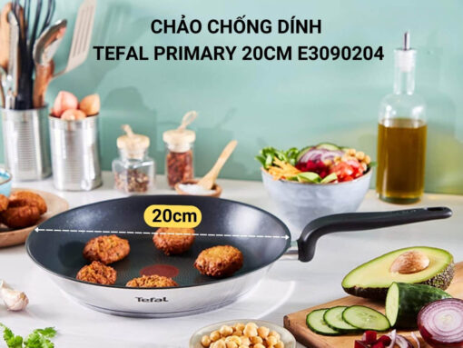 chảo chống dính tefal primary 20cm e3090204