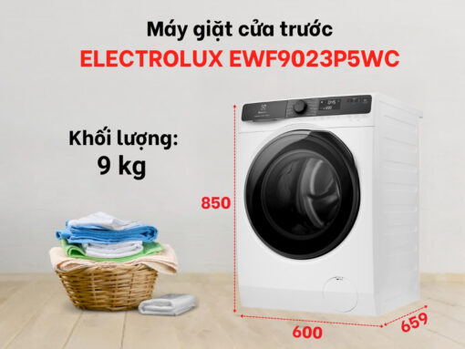 máy giặt electrolux ewf9023p5wc 9kg