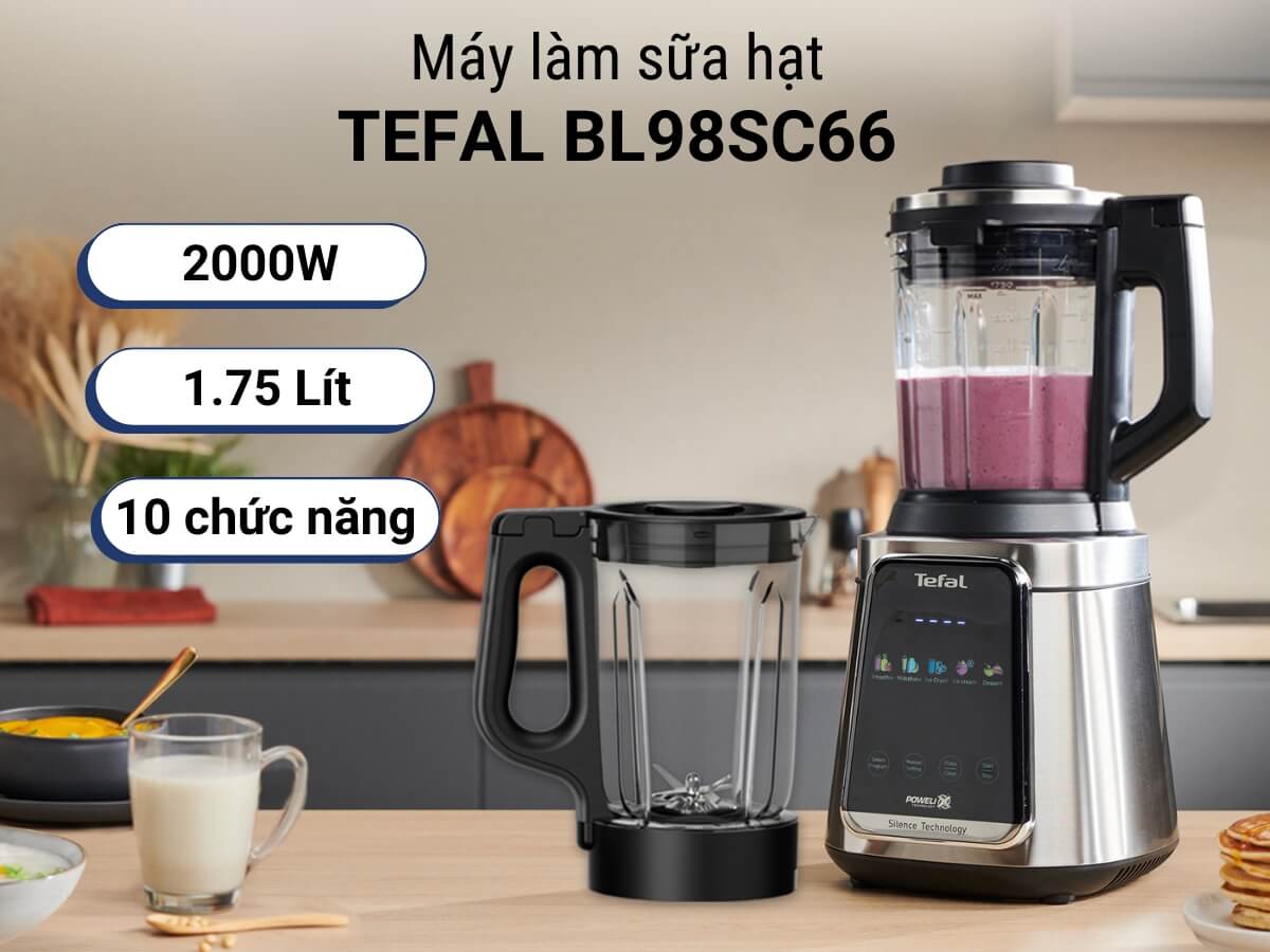 máy làm sữa hạt tefal bl98sc66