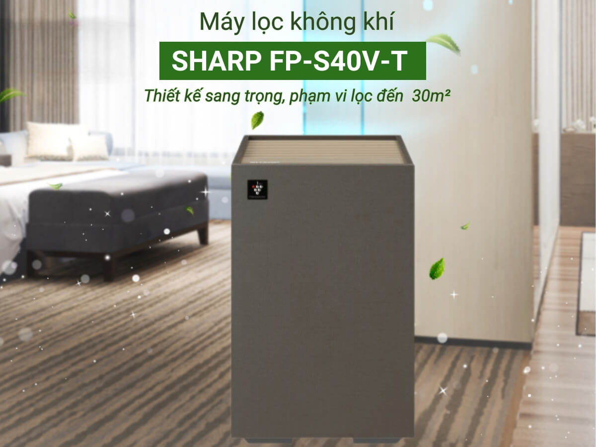 máy lọc không khí sharp fp-s40v-t