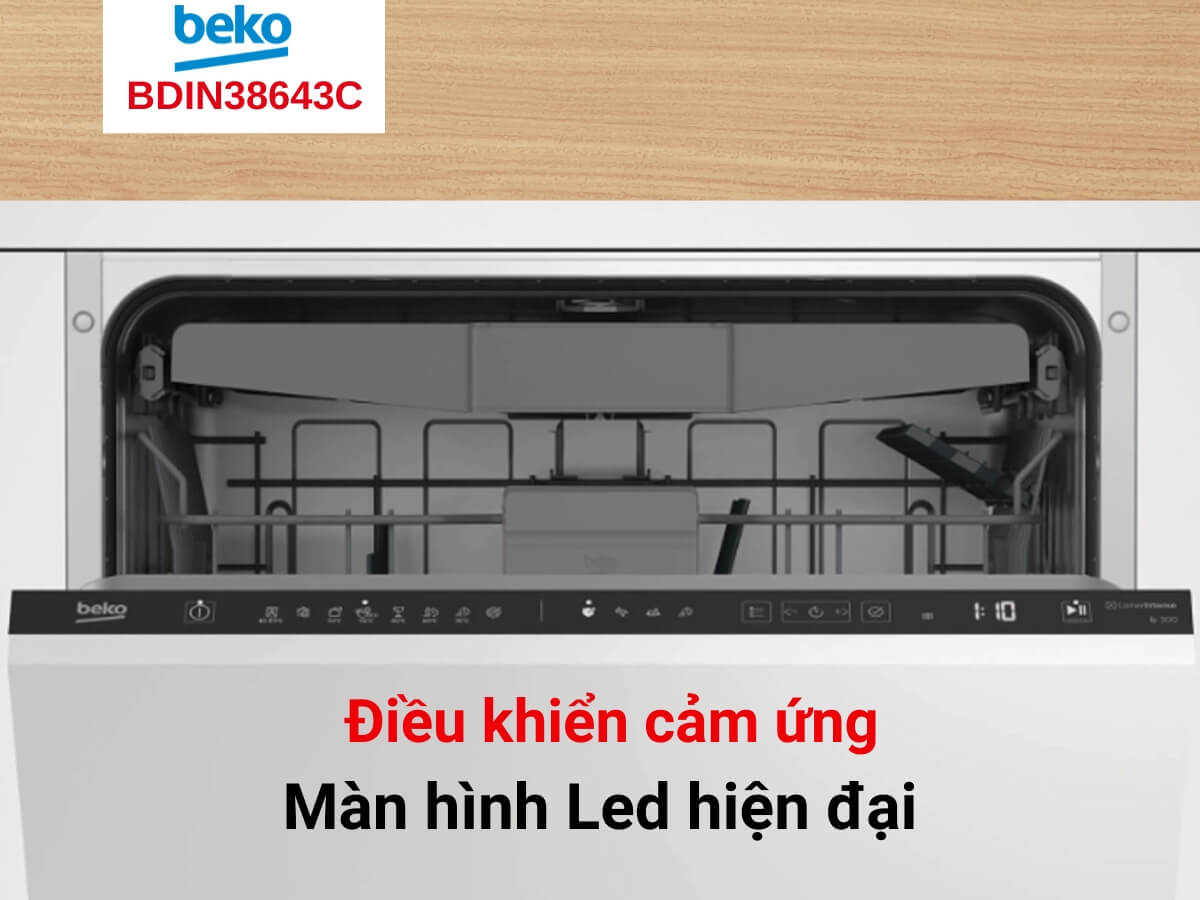 máy rửa chén beko bdin38643