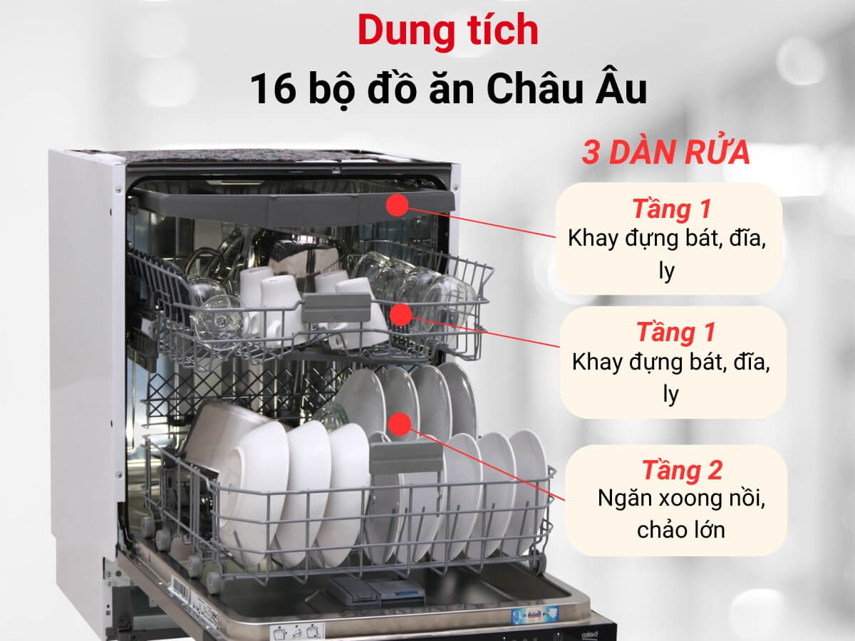 máy rửa chén beko bdin38643