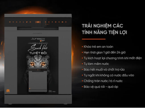 máy rửa chén junger leopard dwj-143