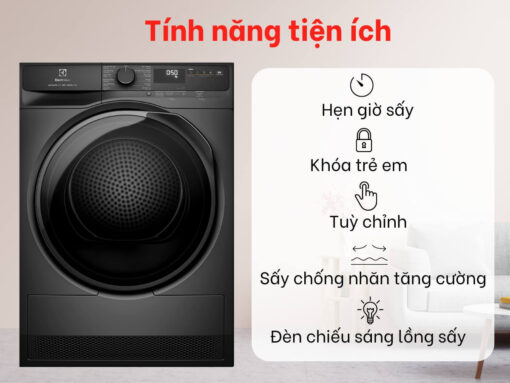 máy sấy electrolux edh803j5sc 8kg