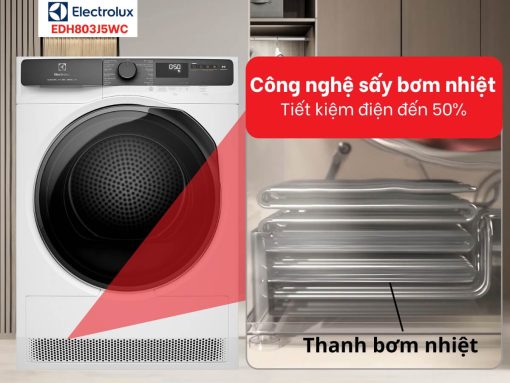máy sấy electrolux edh803j5wc 8kg