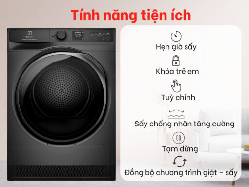 máy sấy electrolux edh902r9sc 9kg