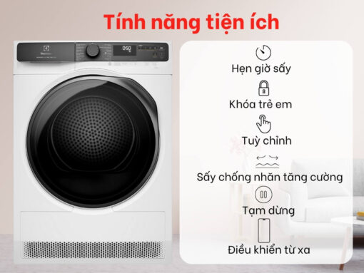 máy sấy electrolux edh903r7wc 9kg