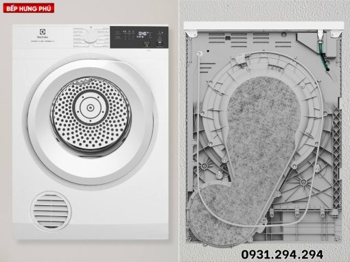 máy sấy electrolux edv804h3wc 8kg