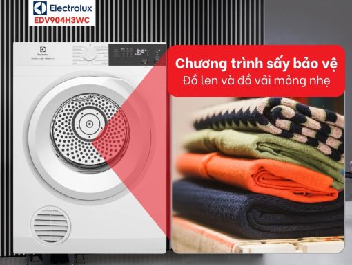 máy sấy electrolux edv904h3wc 9kg