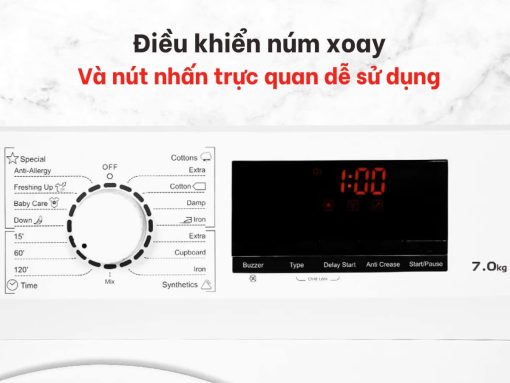 máy sấy galanz dv-70t5c(w) 7kg (4) máy sấy galanz dv-70t5c(w) 7kg