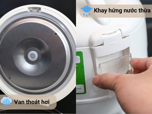 nồi cơm điện midea mr-cm06sa