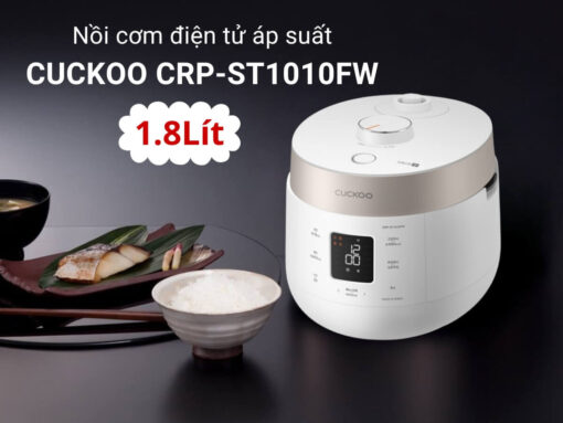 nồi cơm điện tử áp suất cuckoo crp-st1010fw