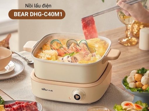nồi lẩu điện bear dhg-c40m1 nồi lẩu điện bear dhg-c40m1