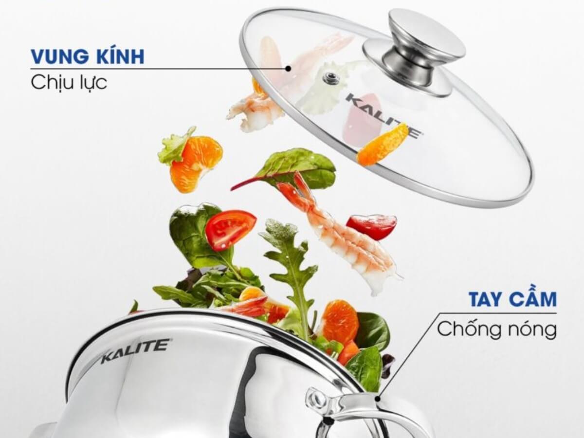 bộ nồi inox kalite kl351 3 món