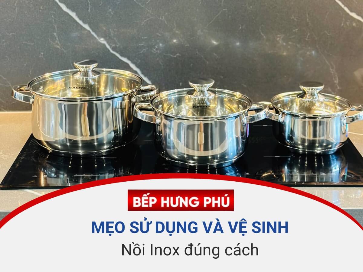 bộ nồi inox kalite kl351 3 món
