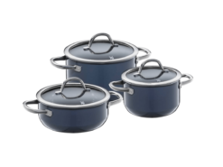 Bộ nồi WMF Fusiontec Inspire Blueberry 3 món